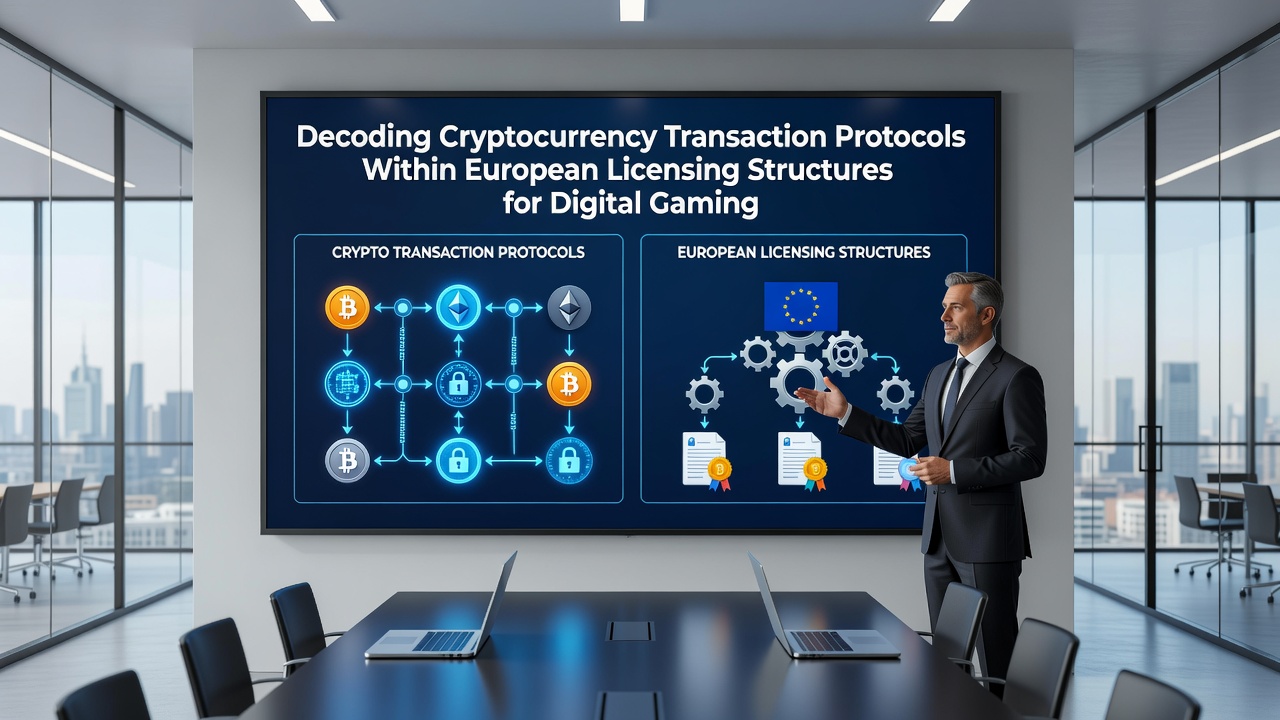 Blockchain transaction flows in European licensed gaming environments